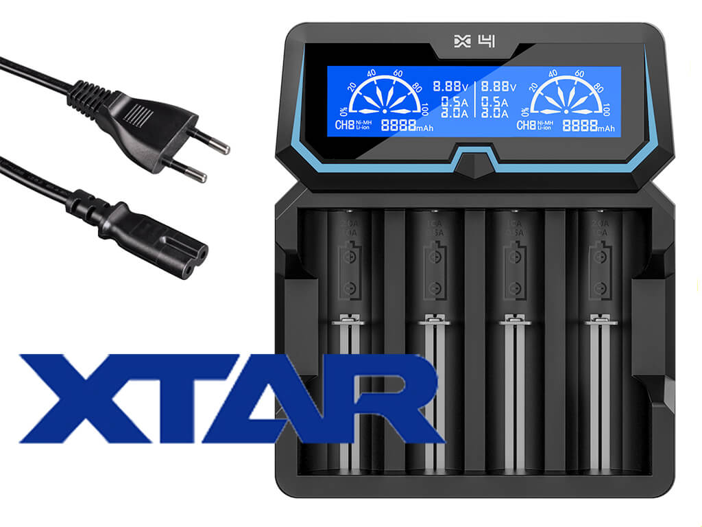 XTAR X4 Ladegerät mit Schnellladefunktion
