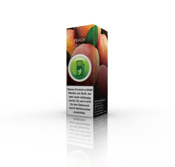 PEACH 10ML von Liquid Station 0/3/6/11/18MG Nikotin