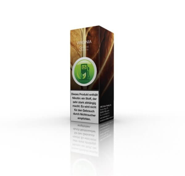 VIRGINIA 10ML von Liquid Station 0/3/6/11/18MG Nikotin