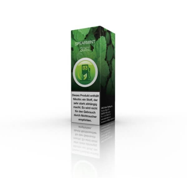 SPEARMINT 10ML von Liquid Station 0/3/6/11/18MG Nikotin