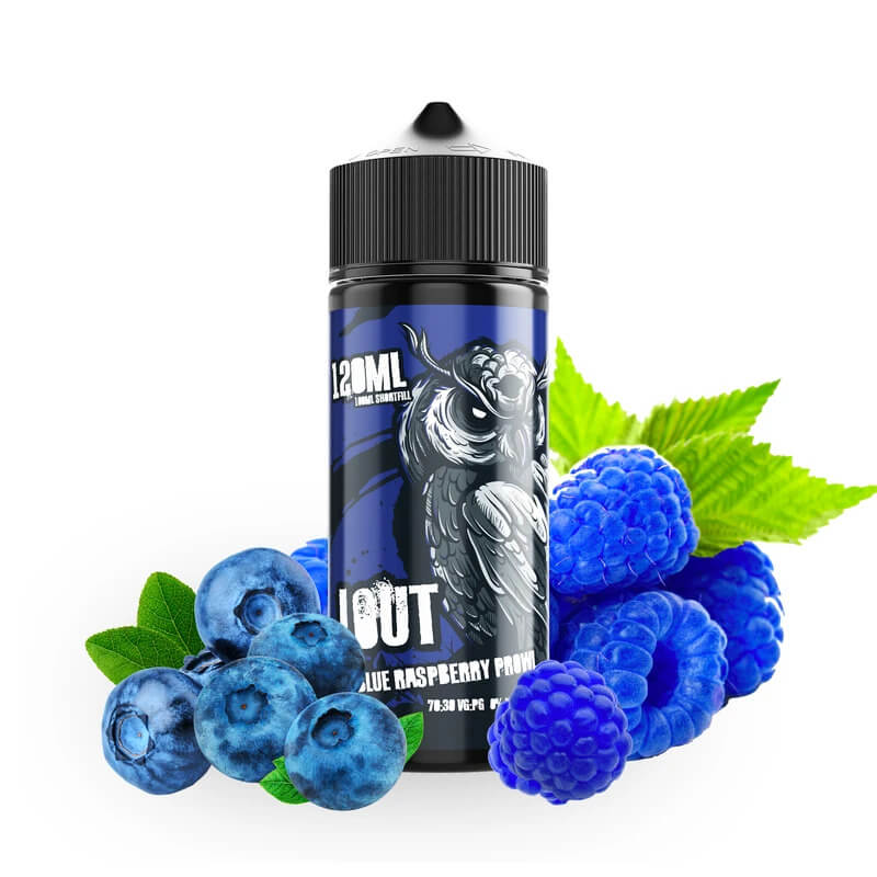LOUT-BLUE RASPBERRY PROWL 100/120ML Shortfill von Komodovape