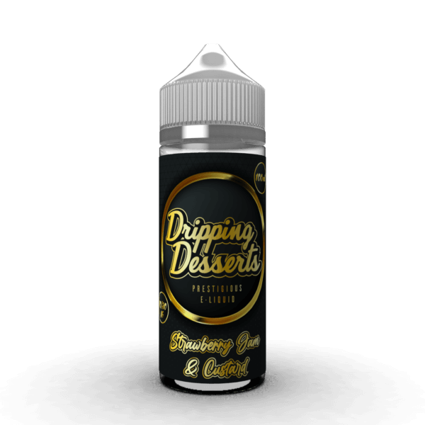 Strawberry Jam & Custard 100/120ML von Dripping Desserts