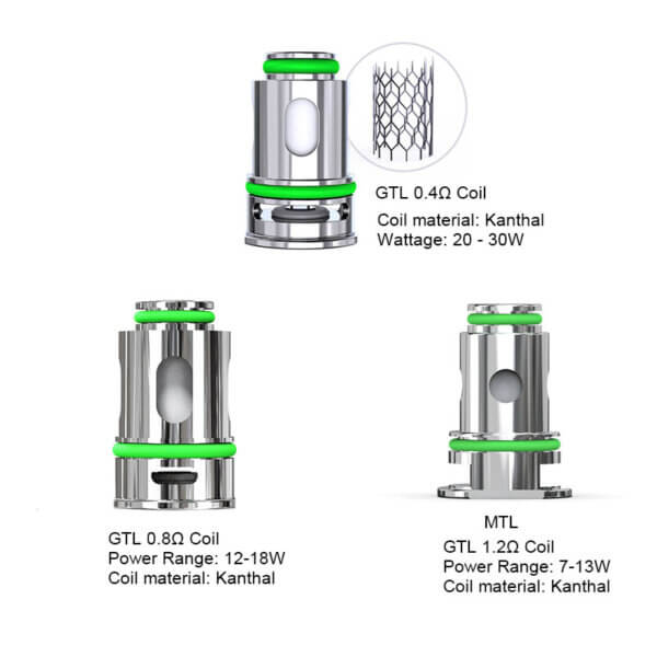 ELEAF GTL Verdampferköpfe 0.4/0.8/1.2 Ohm